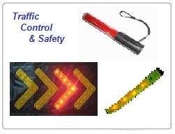 Traffic Control Wands & Traffic Safety LED Chevrons