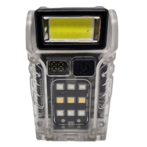 Rechargeable Police Light Blue Red with COB Beam