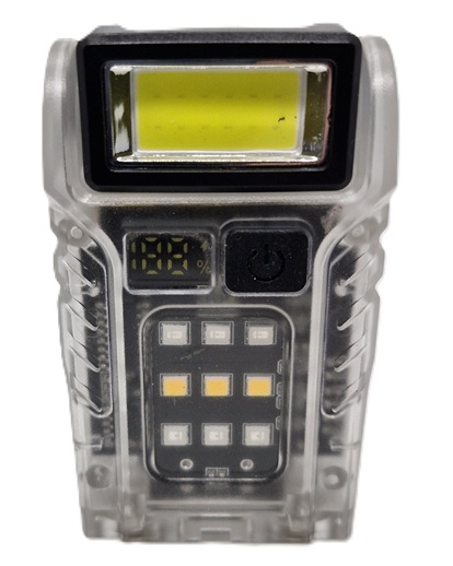 Rechargeable Police Light Blue Red with COB Beam