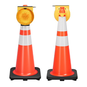 Sequential Solar Traffic Cone Lamp